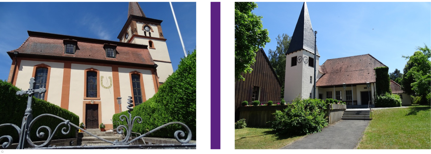 Kirchen von Schornweisach und Vestenbergsgreuth