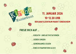 Kirche Kunterbunt am 11. Januar 2026 in Markt Einersheim