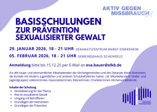 Schulungen zur Prävention sexualisierter Gewalt