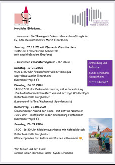 Programm der Dekanatsfrauenbeauftragten