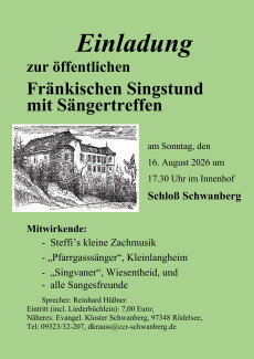 Fränkische Singstunde am Schwanberg