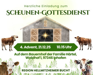 Scheunen-Gottesdienst am 4. Advent