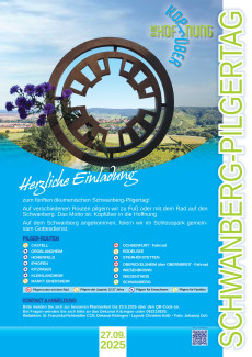 Plakat für den Schwanberg-Pilgertag am 27.09.2025