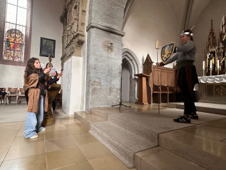 Kirche Kunterbunt David gegen Goliath